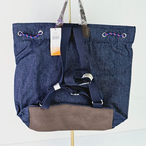 Rocket Dog Women's Two Tone Denim Convertible Backpack, NWT - Picture 5 of 7